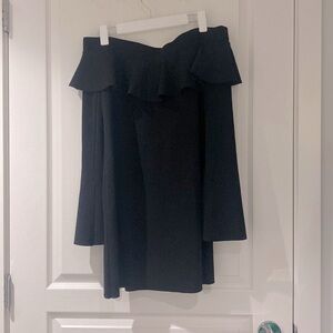Zara ruffle decor off-shoulder mini dress Size M